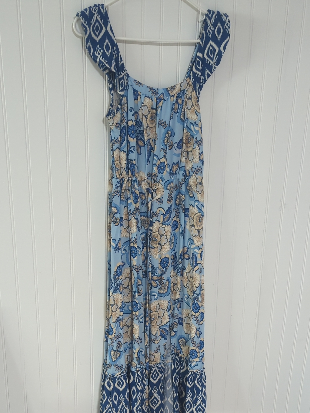 Casa Cabana Blue Floral Midi Dress